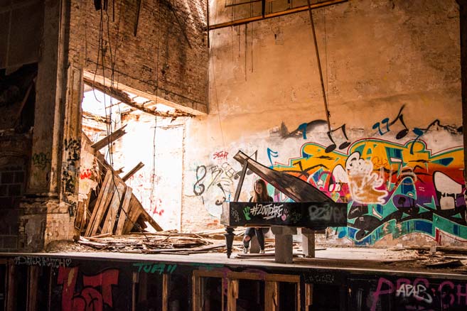 Lostplace Ballsaal Fotoshooting